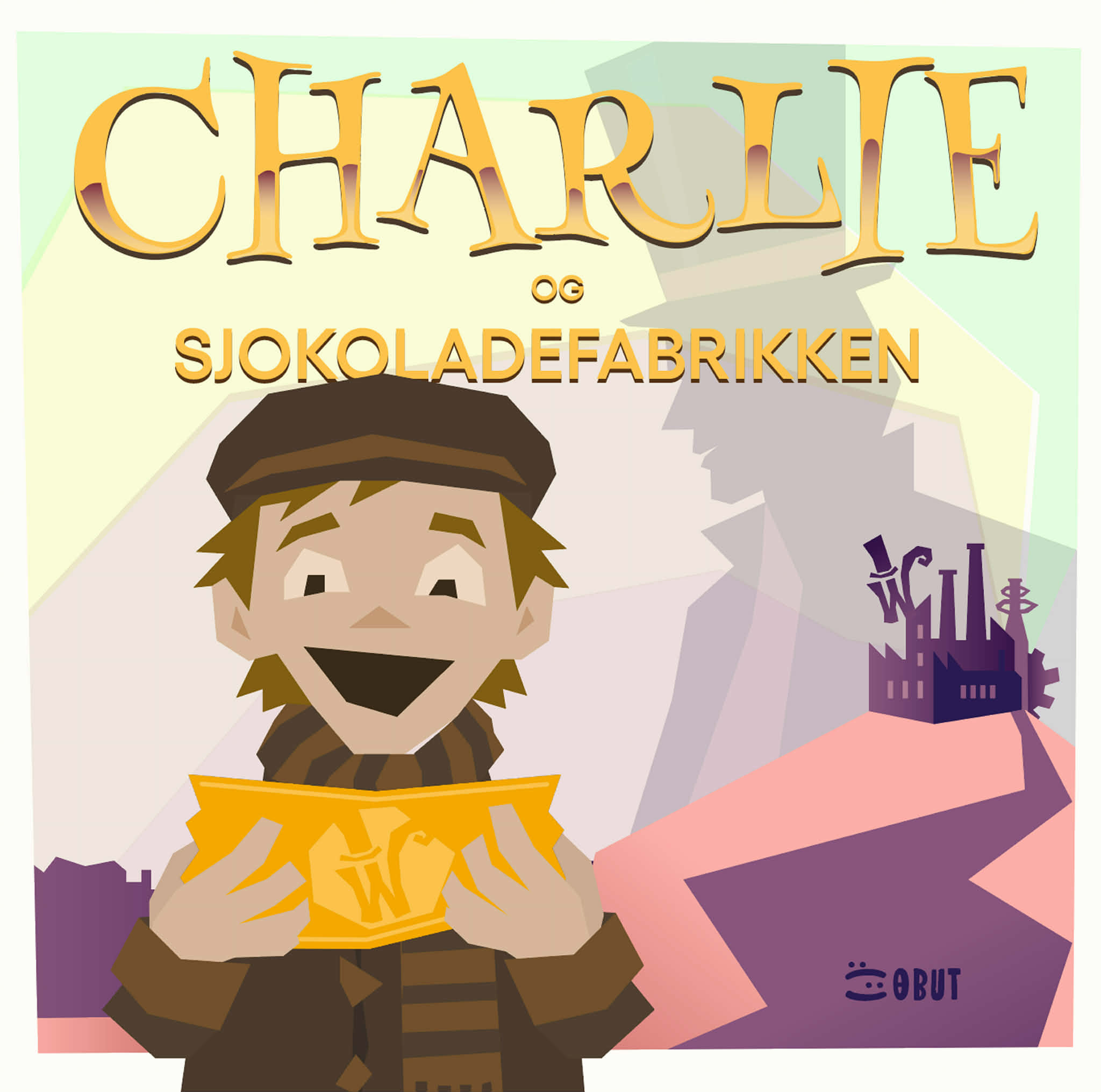 Plakat for Charlie og sjokoladefabrikken (barnegruppa 2026)