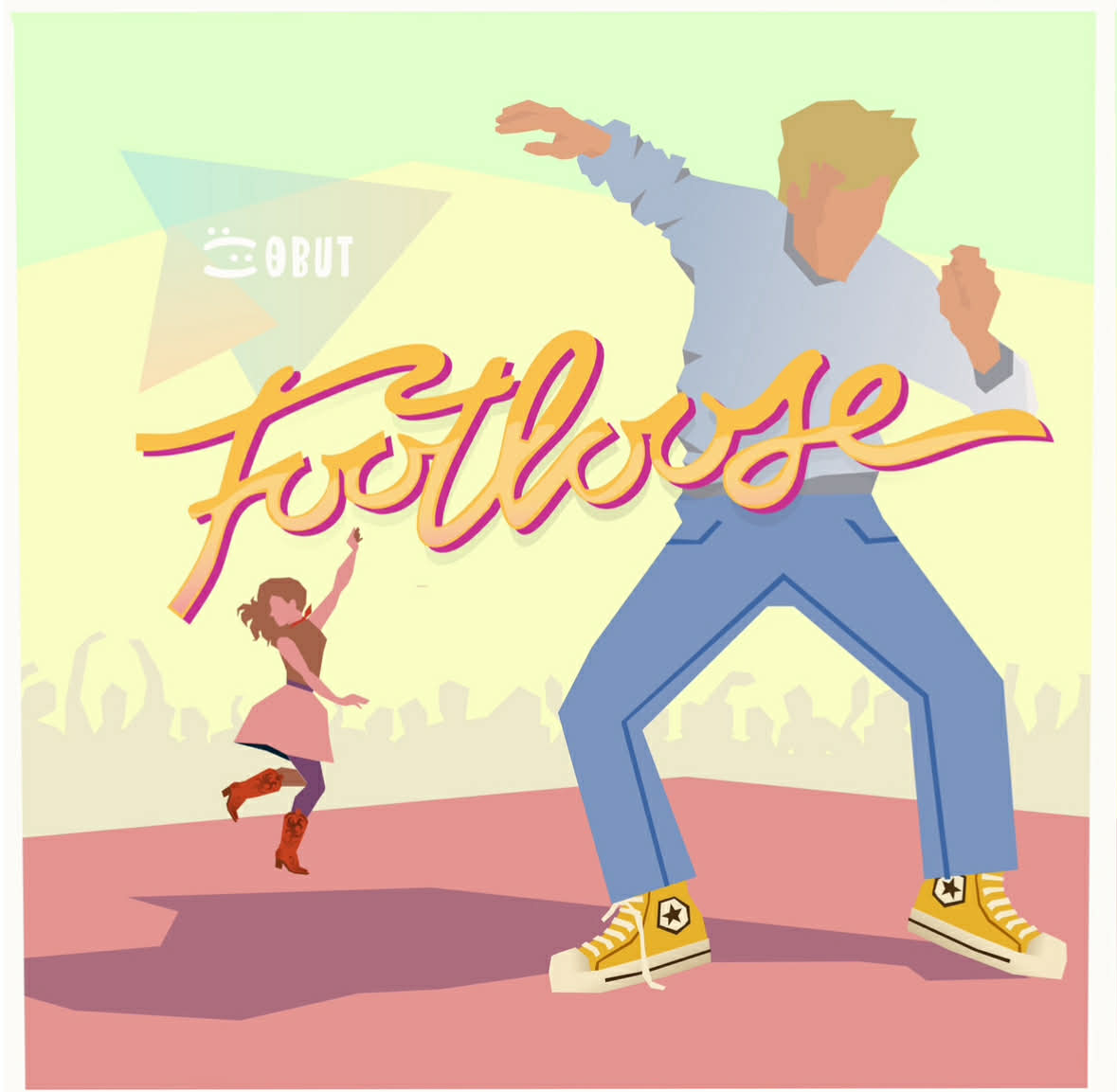 Plakat for Footloose (ungdomsgruppa 2026)