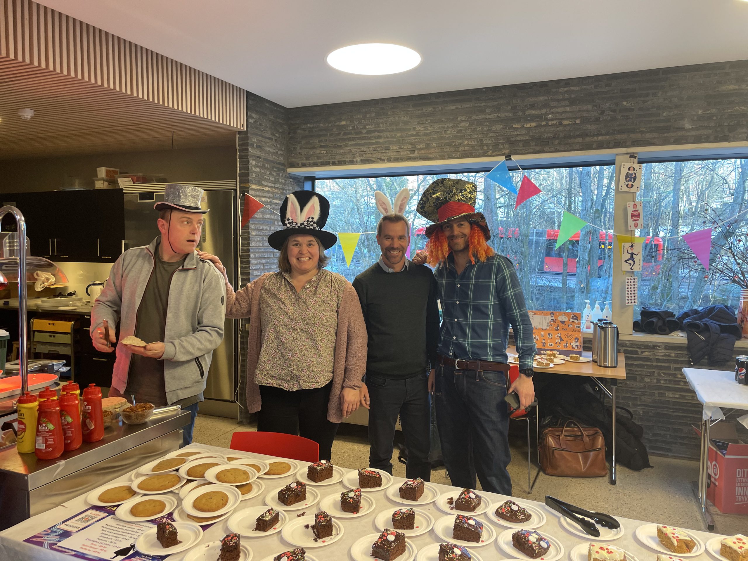 Kafé fra Alice i Eventyrland